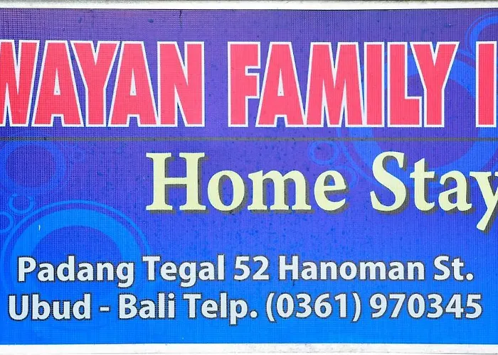Wayan Family Ii Homestay Frühstückspension Ubud
